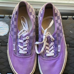 Vans checkered lace up shoes